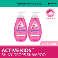 Johnsons Active Kids Shiny Drops Shampoo 500ml x 2