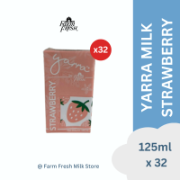 BUMPER SALES - Yarra by Farm Fresh UHT Fresh/Chocolate/Strawberry Fresh Milk 1 Carton 125ml x 32 Packs