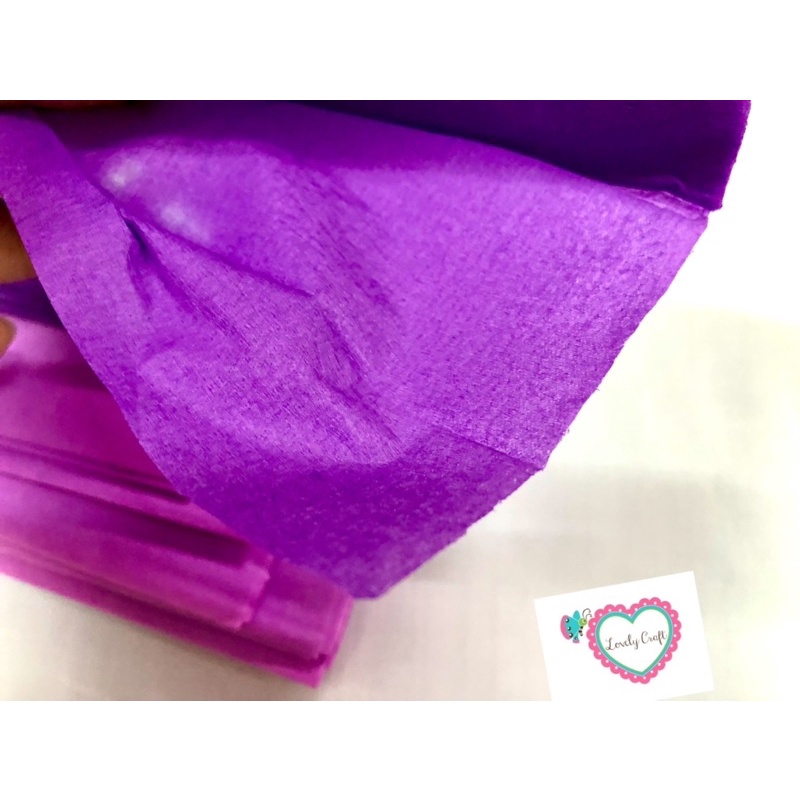 Color Crepe Paper/Soft Crepe Paper/Flower Pack (10pcs/pack)/皱纸