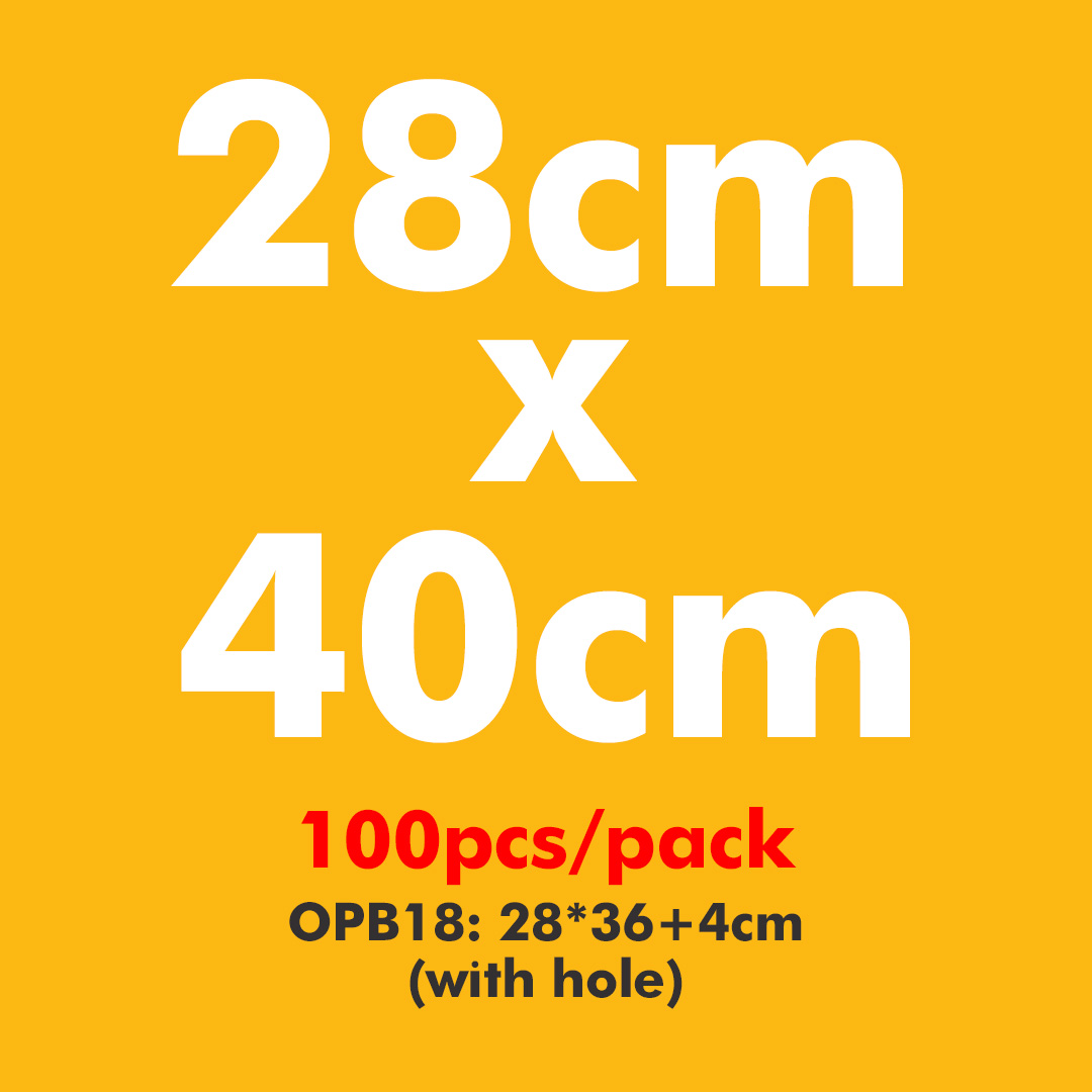PACKMAN OPP Plastic Bag 100/200pcs Self Adhensive Plastic Tudung Plastik Baju Transparent OPP Plastic Packaging Bag