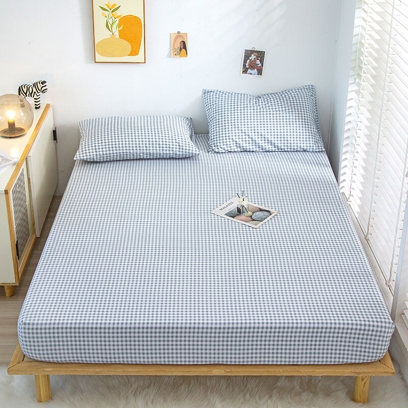 [Migu home furnishing] Simple Style Bedspread Soft Bed Pad Home Protector Four season Universal Fitted Sheet Mattress Cover(No pillowcase)New Bed Cover