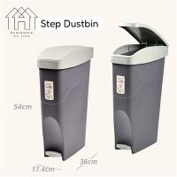 LAVA 17Lt Step Dustbin | Sanitary Bin | Pedal Dustbin | Tong Sampah Pijak | Garbage Bin | Trash Bin | Office Dustbin SDB565-24 FSDB824