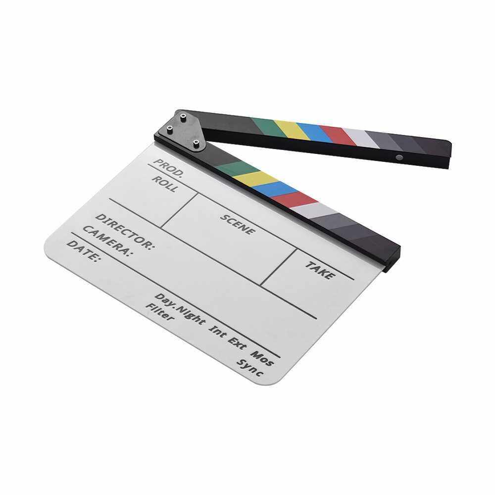 Docooler Filmklappe Aus Acryl - Realistische Director Clapper Board