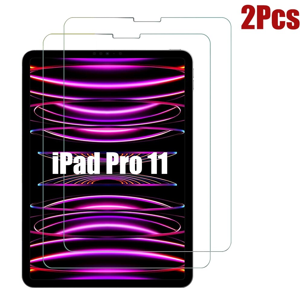{SOSO 3C accessories} Tempered Glass For New iPad Pro 11 2022 2021 2020 2018 Tablet film Screen Protection for Air 4 5 Protector