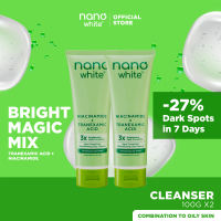NEW [Twin Pack] Nanowhite Spot Correction Microfoliating Clay Cleanser 100ml  x2