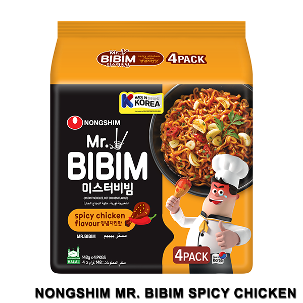 NongShim Mr. Bibim Spicy Chicken Flavour (148g x 4s)