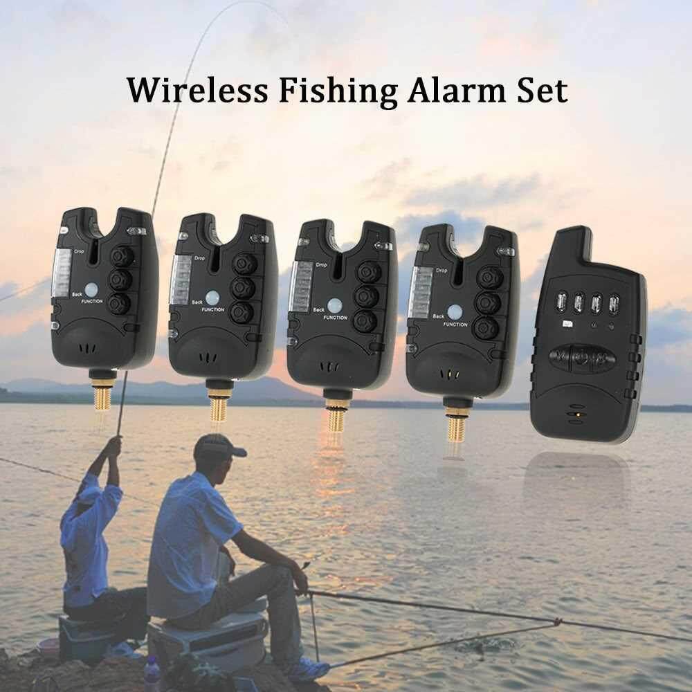 fishing bite alarms with receiver