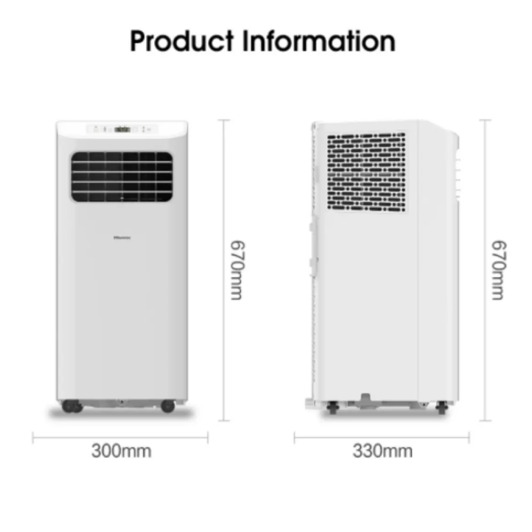 Hisense 1.0HP R32 Portable Air Conditioner AP09KVGHisense Warranty