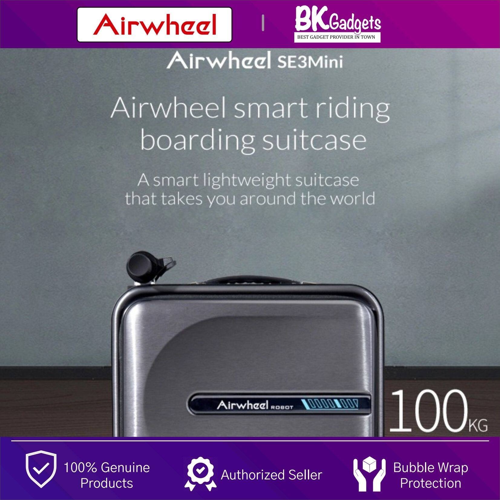 Airwheel SE3 Mini Smart Riding Suitcase 26L - Towing | Scooter Ride | Charging Ports | Cabin 20" Size | Smart Handle