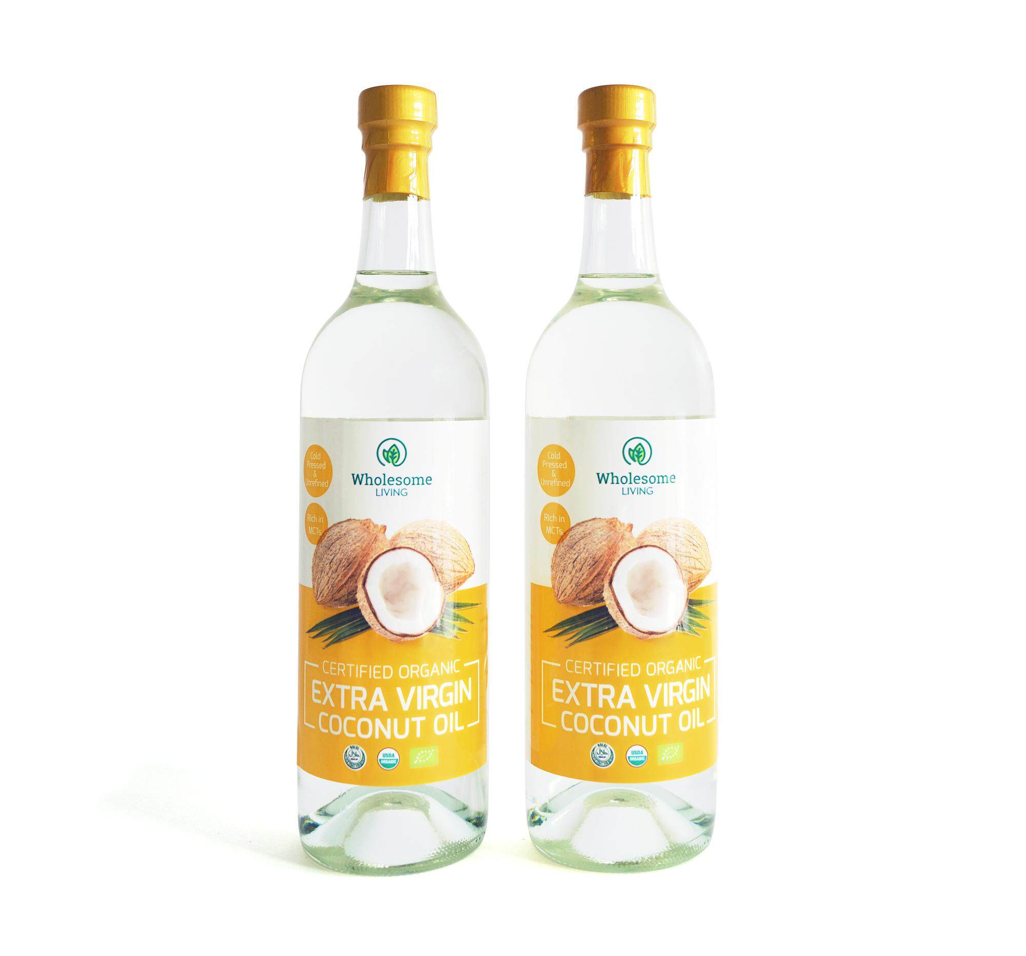 Wholesome Living Organic Extra Virgin Coconut Oil 750ml x 2