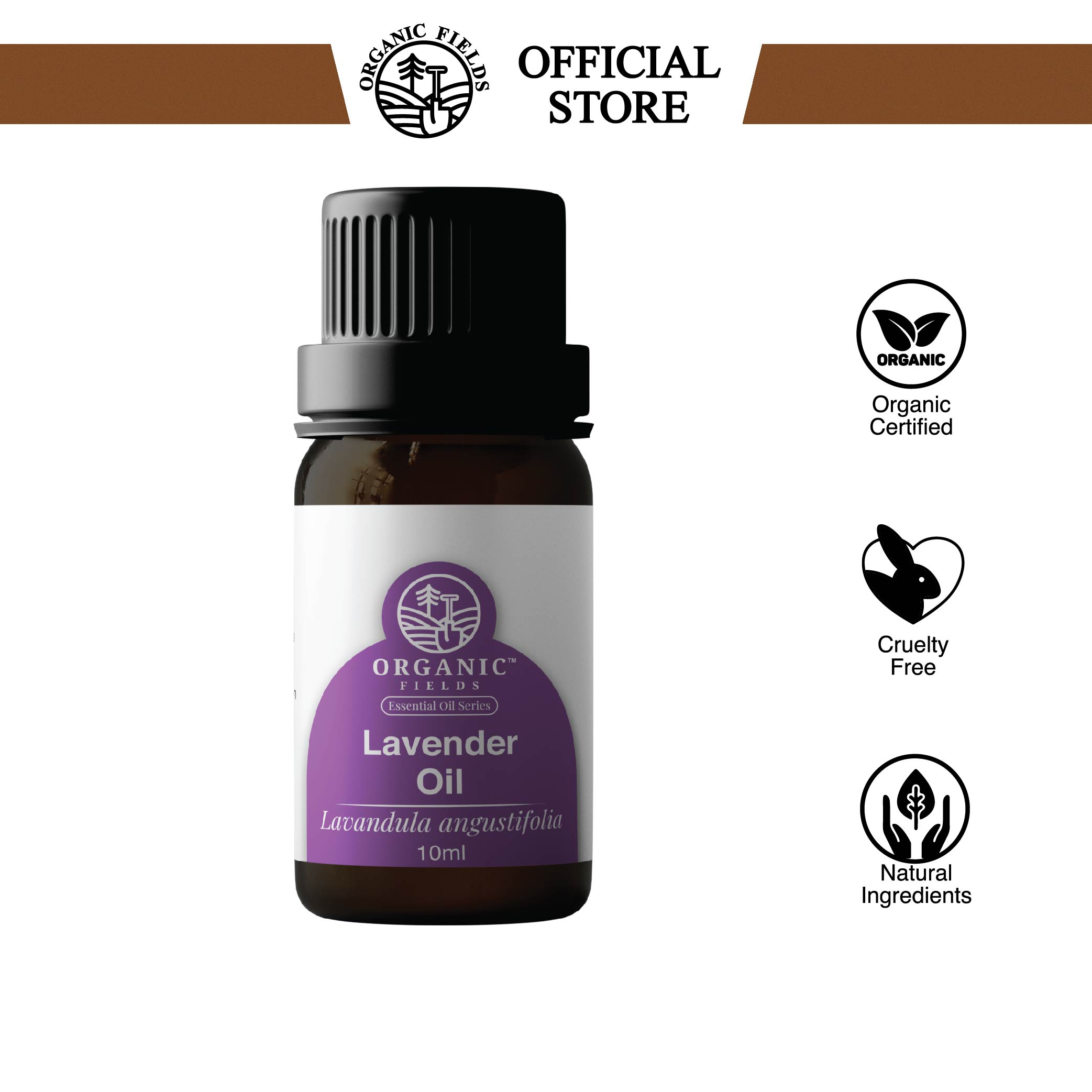 ORGANIC FIELDS 100% Pure and Organic Essential Oil