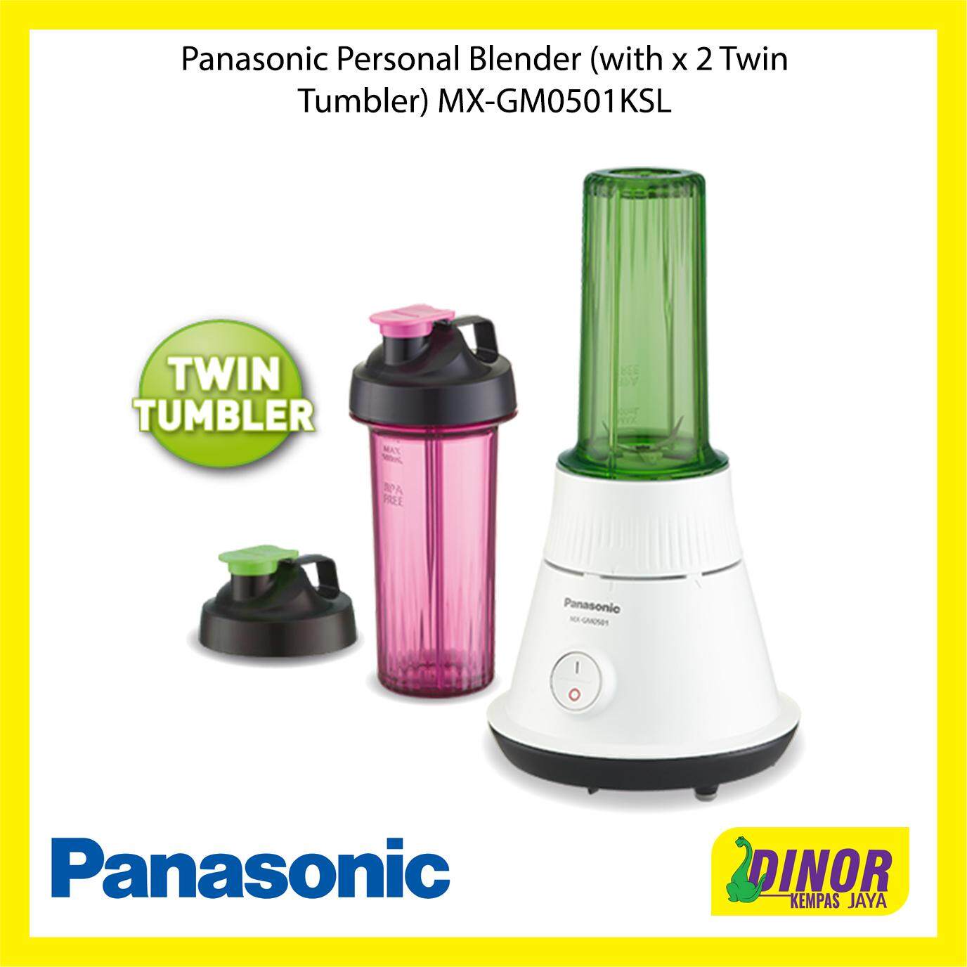 Panasonic Personal Blender (with x 2 Twin Tumbler) MX-GM0501KSL