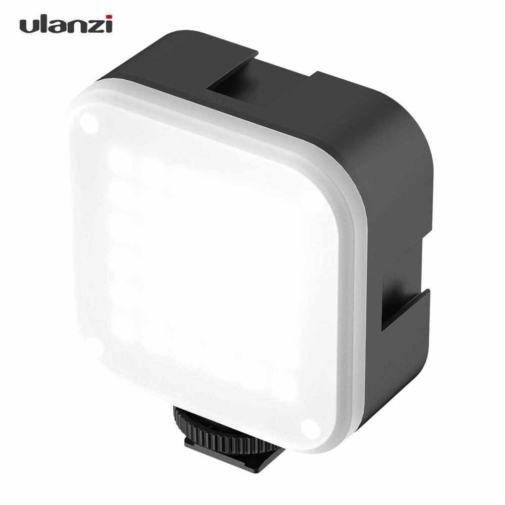 Ulanzi U-Bright Pocket Rechargeable LED Video Light Photography Fill Light Dimmable 2700K-6500K CRI95+ Triple Cold Shoe Mounts with 6pcs Color Gel Filters for Vlog Live Broadcast (Standard)