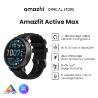 Amazfit Active Max Smart Watch 48mm a larger 1.5″ OLED screen Fitness Tracker 25 Day Battery 170+ Sport Modes