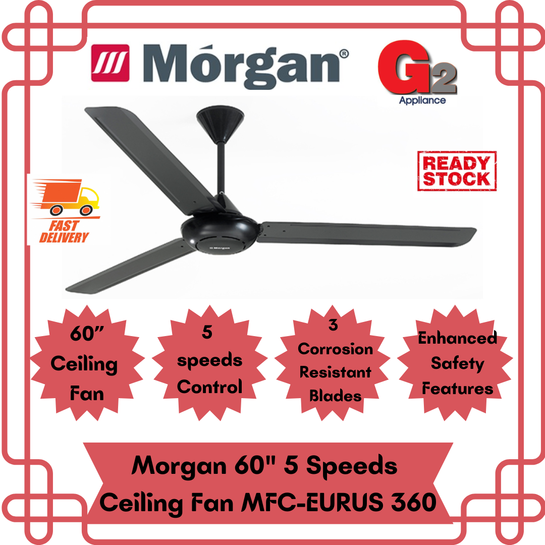 Morgan 60\'+String.fromCharCode(34)+\' 5 Speeds Ceiling Fan MFC-EURUS 360 [READY STOCK]