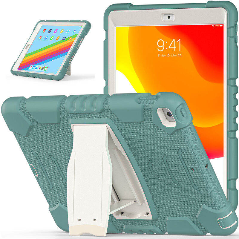 Ốp Lưng Cho iPad 7th Gen 10.2 2019, iPad 8th Gen 10.2 2020 Ốp Lưng Đứng Chống Rơi Chống Sốc Nhẹ Bằng Silicon Thân Thiện Với Trẻ Em