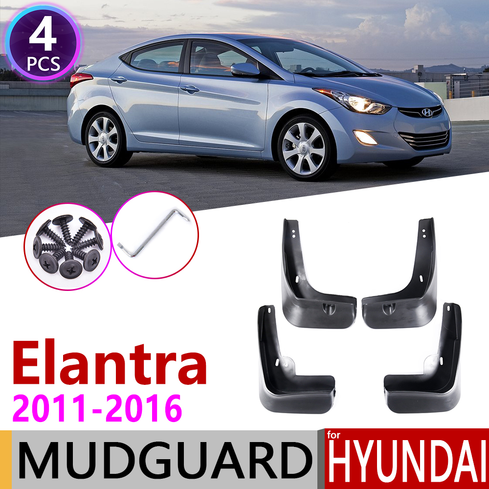 Xe mudflaps đối với hyundai elantra md 2011 2012 2013 2014 2015 2016 fender chắn bùn flap splash nắp chắn bùn phụ kiện