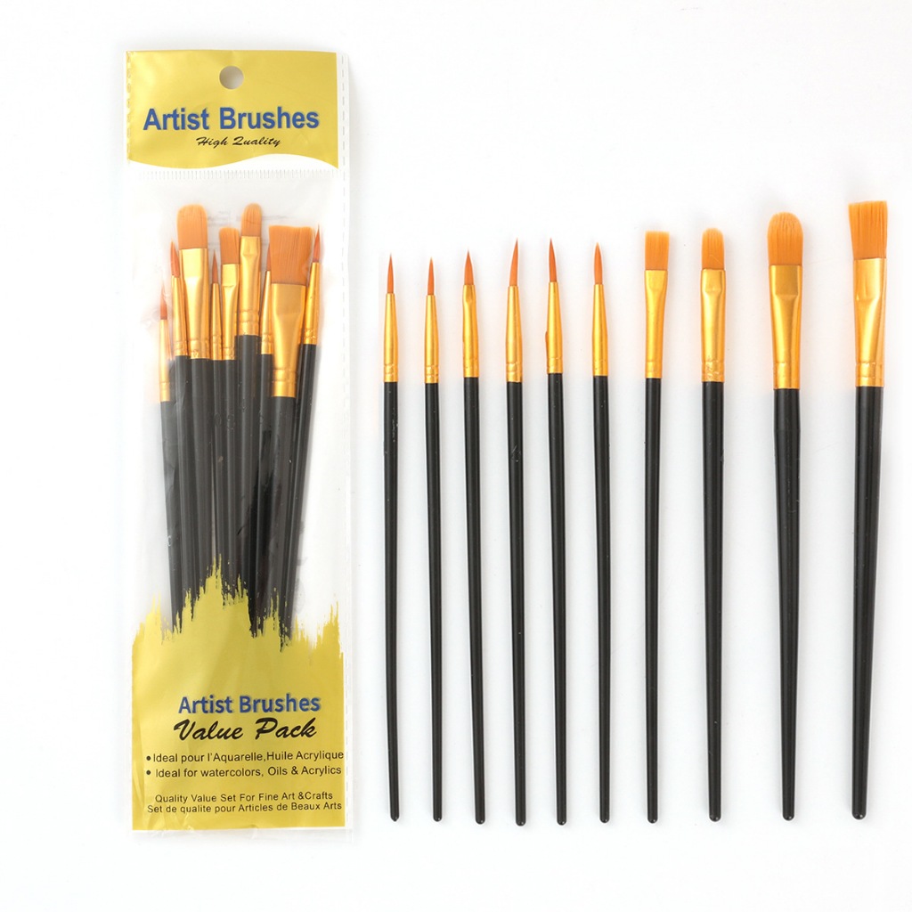 🇲🇾 Giorgione Paint Brush Set Artist Premium Professional Nylon Watercolor Acrylic Oil Painting Brushes Berus Lukisan 水彩笔