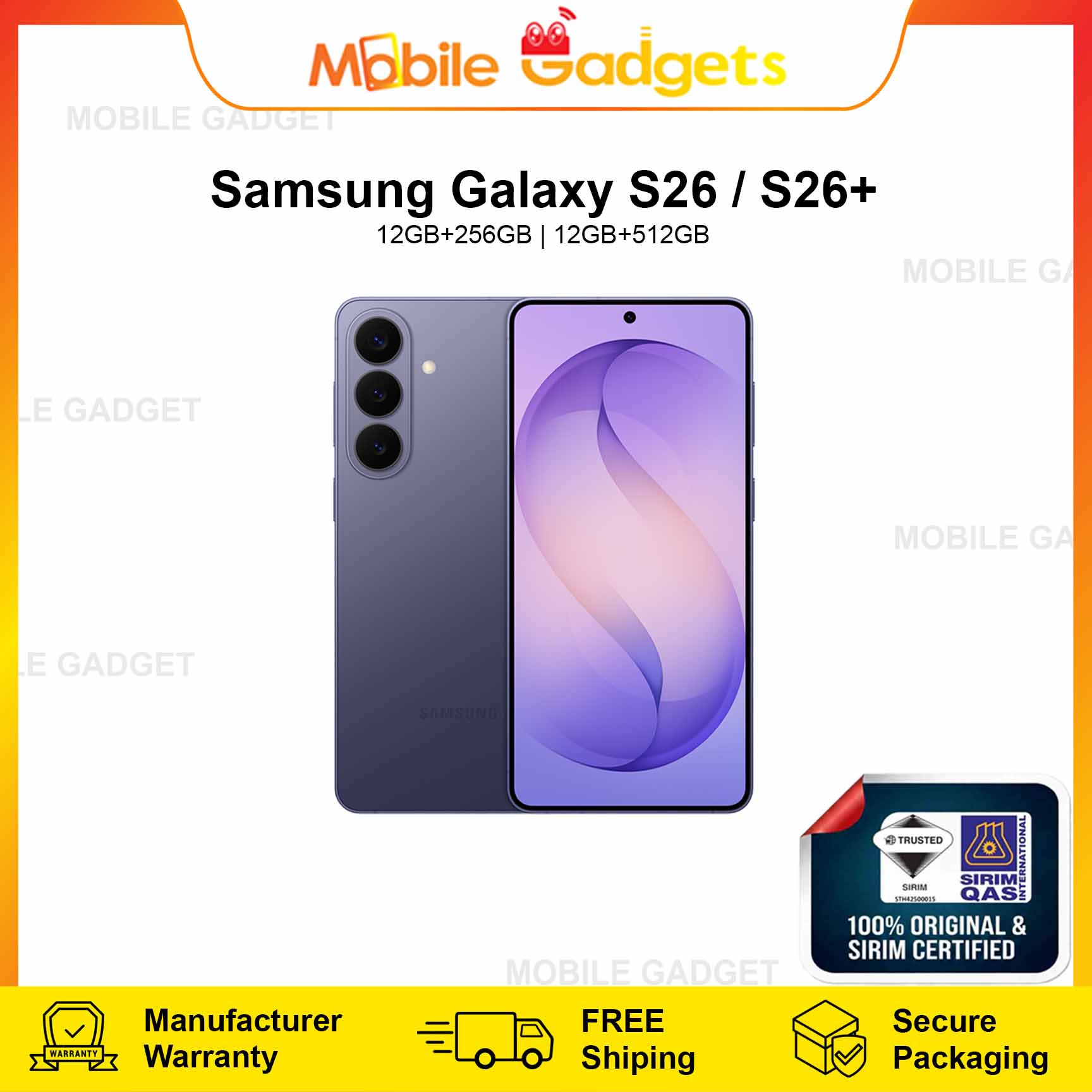 Samsung Galaxy S26 / Galaxy S26+ / Galaxy S26 Ultra 5G