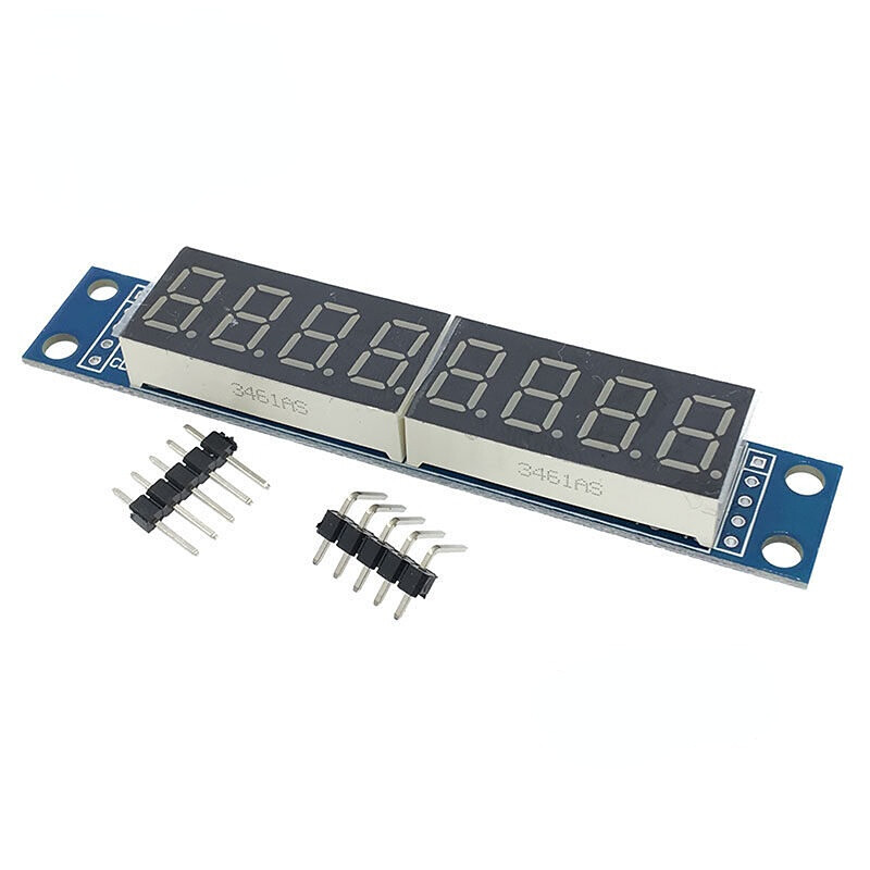 Max7219 led dot matrix 8 chữ số điện tử mô-đun điều khiển hiển thị ống 3.3v 5v bộ điều khiển nối tiếp vi điều khiển 7 đoạn cho arduino
