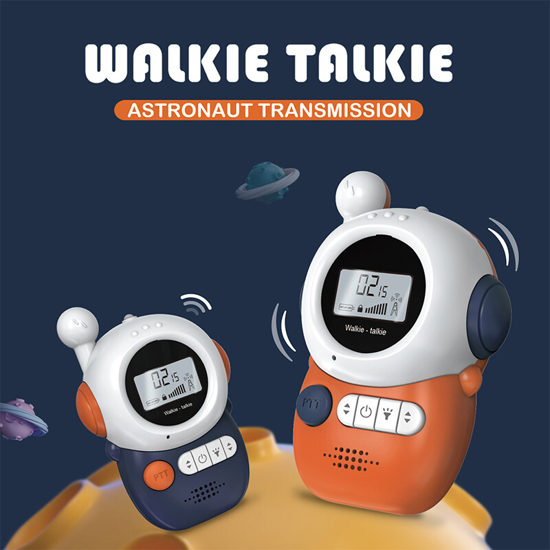 Toysmars 2pcs trẻ em điện tử liên lạc Bộ đàm đồ chơi 3km dài khoảng cách Walkie-Talkie đồ chơi Radio mini cha mẹ con Giáo dục tương tác đồ chơi