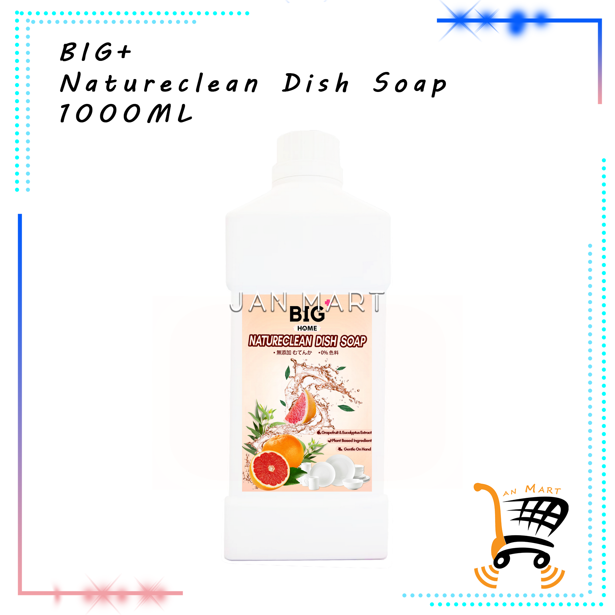 BIG+ Natureclean Dish Soap 1000ML