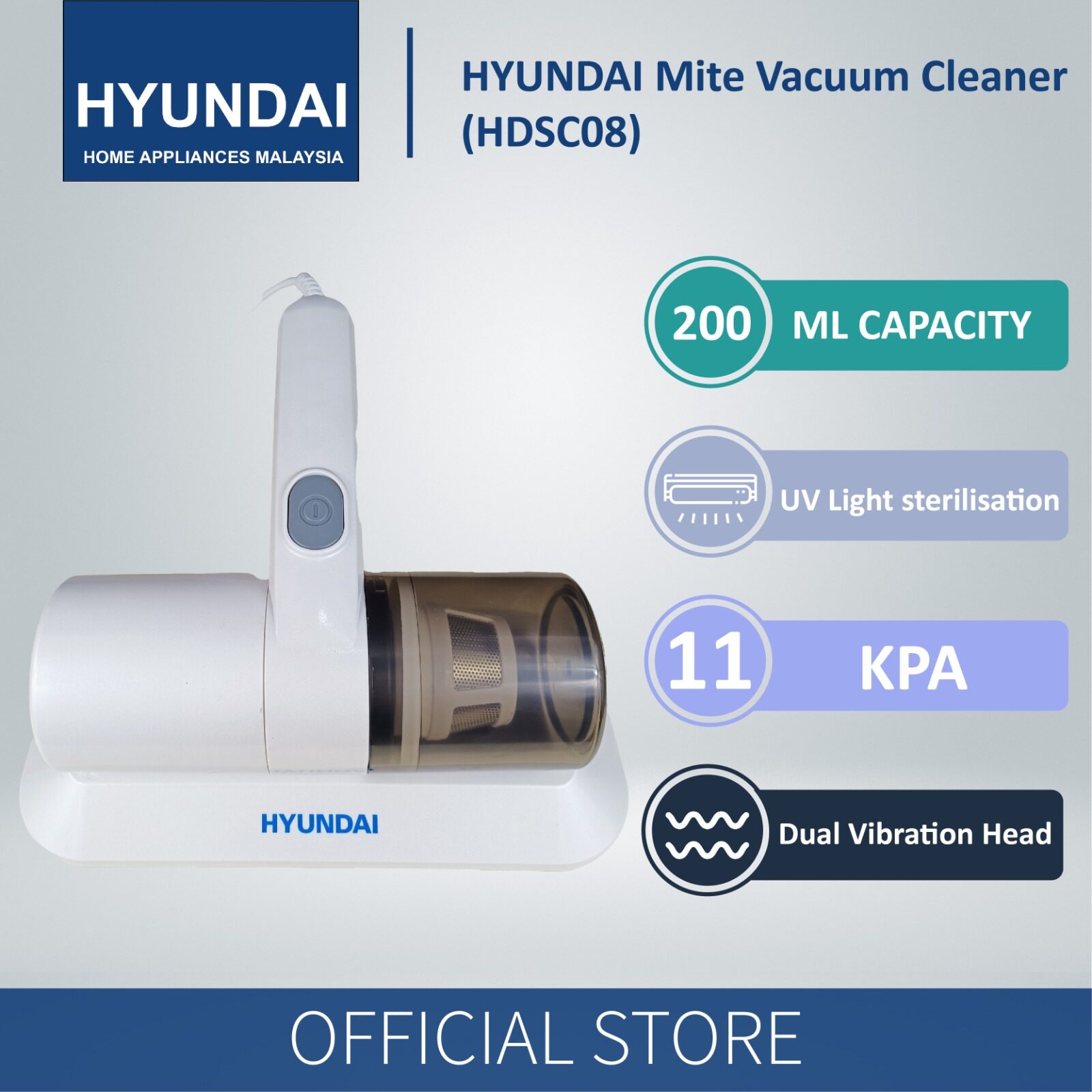 Hyundai HDSC08 Dust Mite Vacuum Cleaner