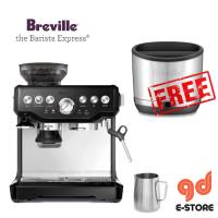 Breville BES870 Barista Express Espresso Coffee Machine Stainless Steel Silver Charcoal Red Salted Liquorice Black