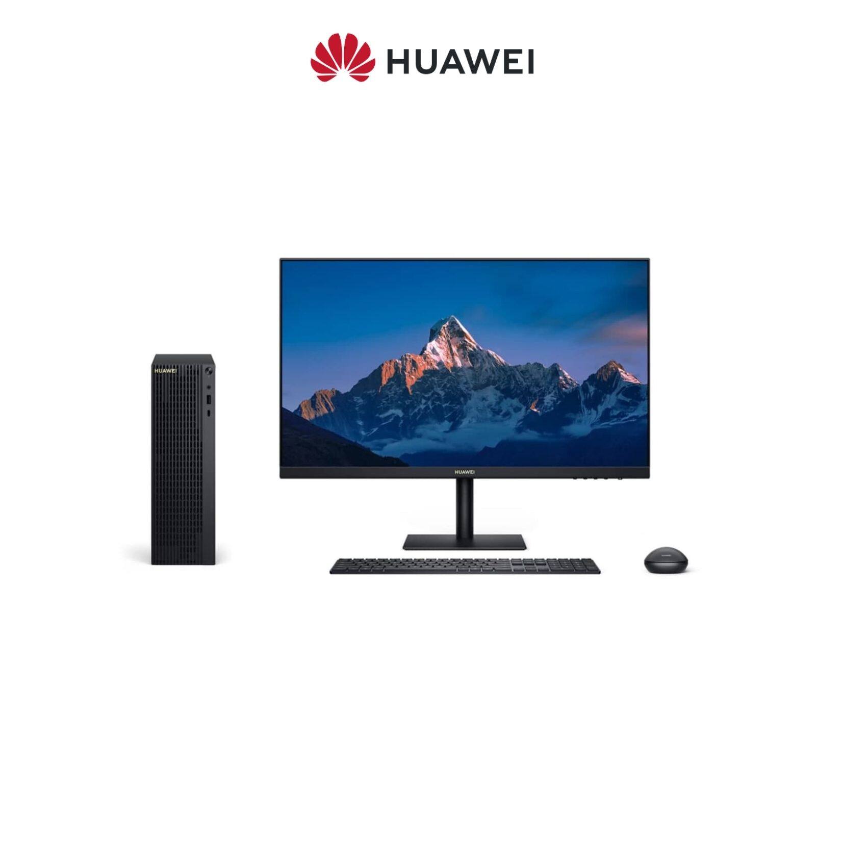 HUAWEI MateStation S R5 [ 8GB + 256GB + Radeon ] Space Grey Desktop - Small From Factor | Sleep-conducive Noise Levels | Fingerprint Security | Huawei Share