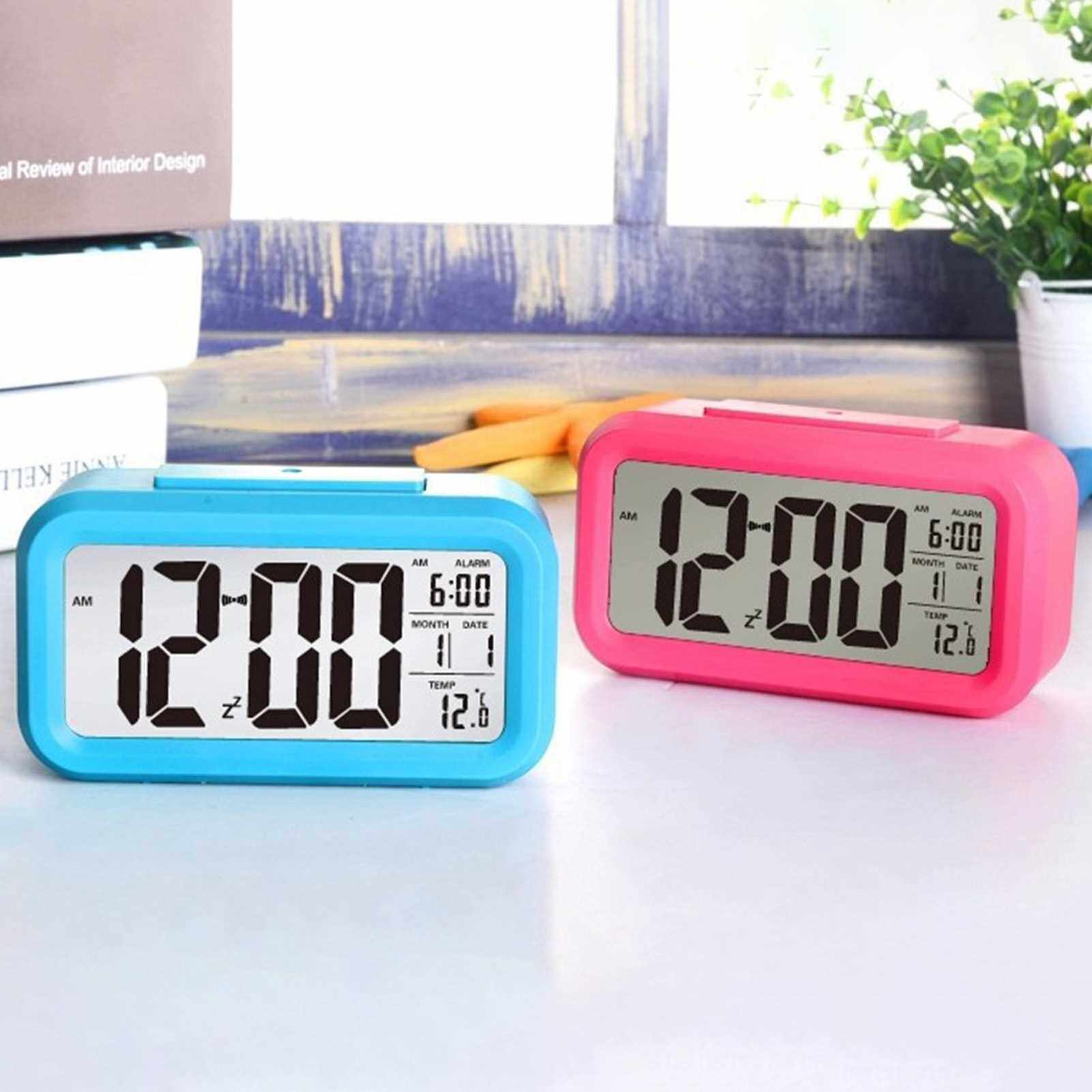 Electronic Alarm Clock Intelligent Temperature Clock Perpetual Calendar 