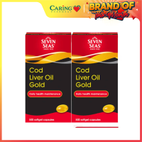 SEVENSEAS COD LIVER OIL GOLD 500s X 2