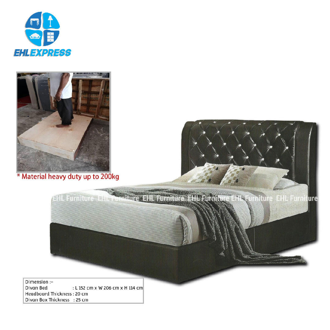 EHL EXPRESS Bedroom divan HEAVY DUTY BED 150KG (FREE Installation for klang valley only