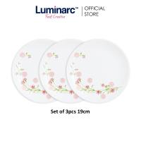 Luminarc Romance Pink 3pcs Dessert Plate Set 19cm [Model: 3xN3345]