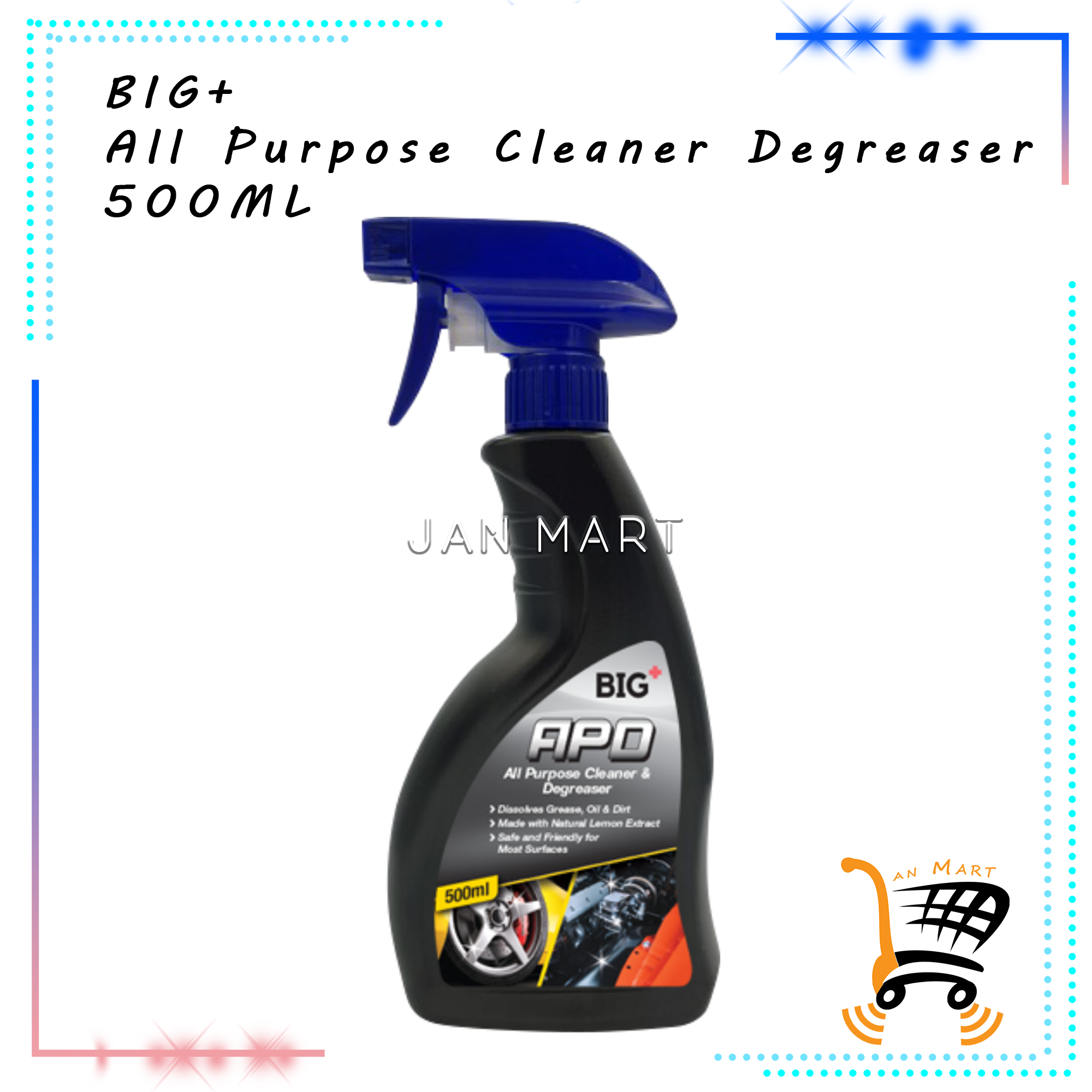BIG+ All Purpose Cleaner Degreaser 500ML