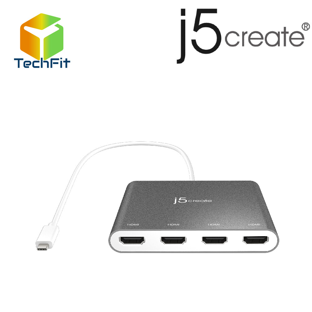 J5Create JCA366 USB-C™ to 4-Port HDMI™ Multi-Monitor Adapter