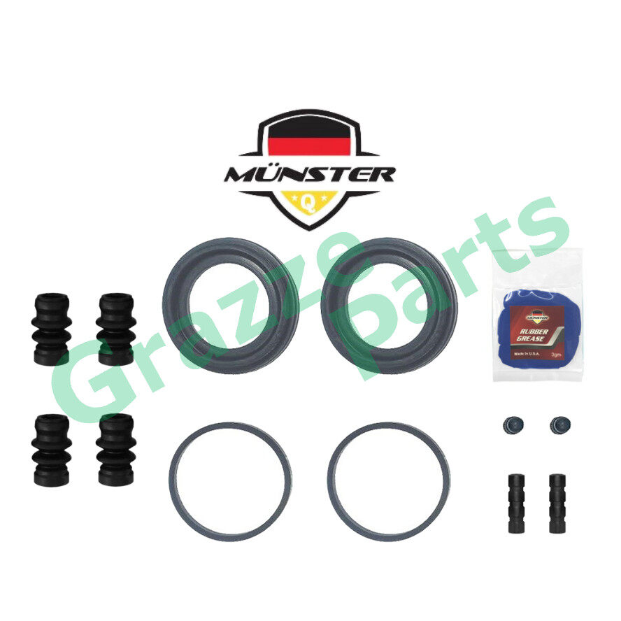 Mnster Disc Brake Caliper Repair Kit (Full Set) Front for D1120-EE50A - 54mm Nissan Latio Livina Alm