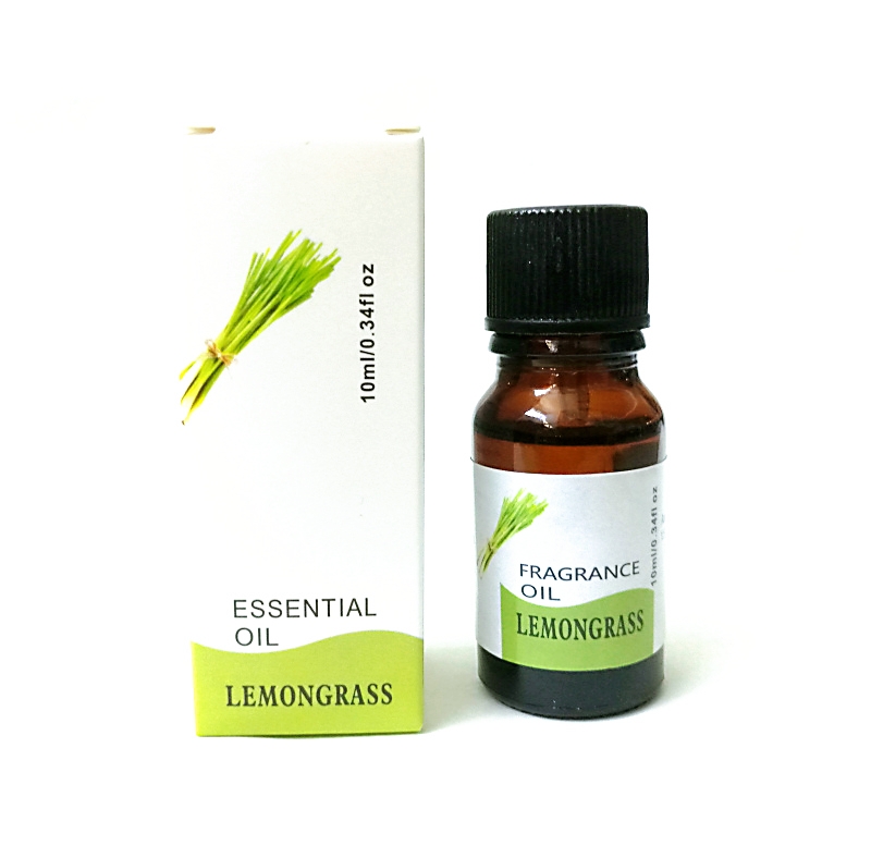 ( lemongrass ) Natural plant aroma fragrance essential oil 10ml for aromatherapy diffuser air purifier humidifier burner car freshener perfume oil ch