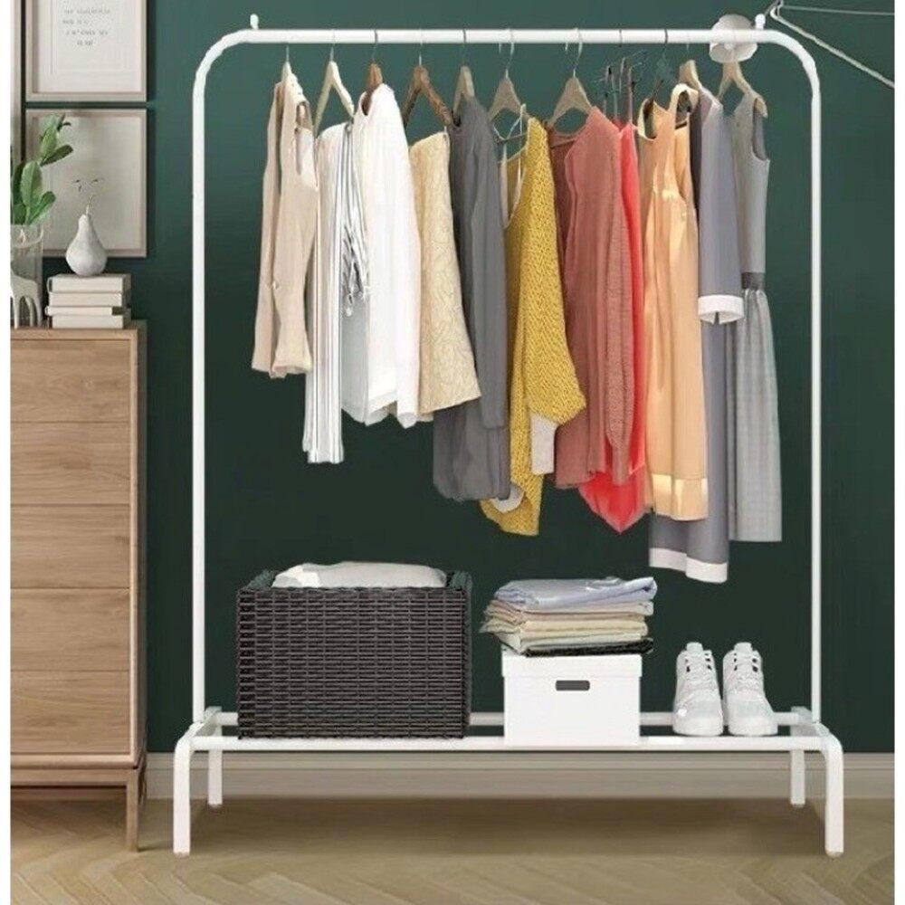[LOCAL READY STOCKS] Single Pole Strong Structure Laundry Rack Cloth Organizer / Penyusun Kain Rak Dobi Tiang Tunggal Struktur Kuat