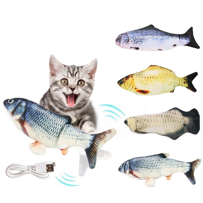 [Love pets]Cat Toys Interactive Fish