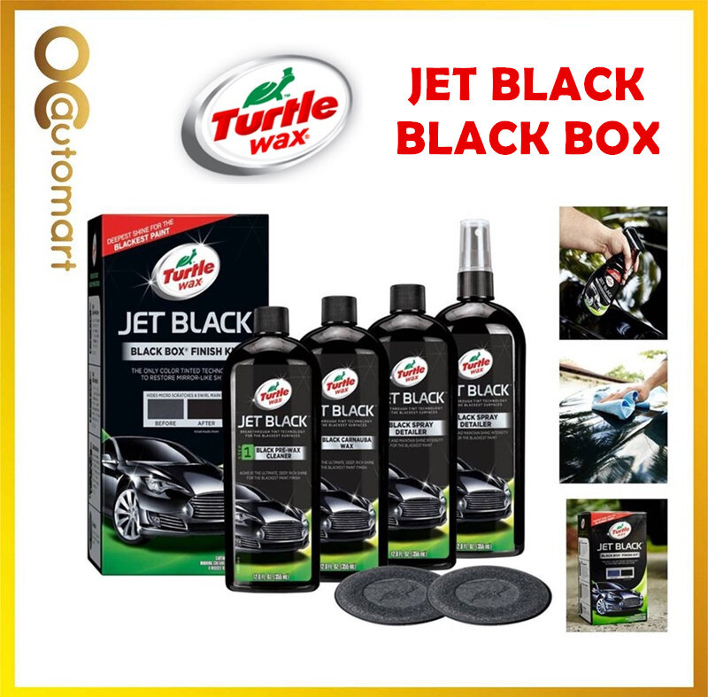Turtle Wax Jet Black Black Box Kit - T3KT