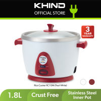 KHIND  Anshin Rice Cooker (1.8L) RC118M