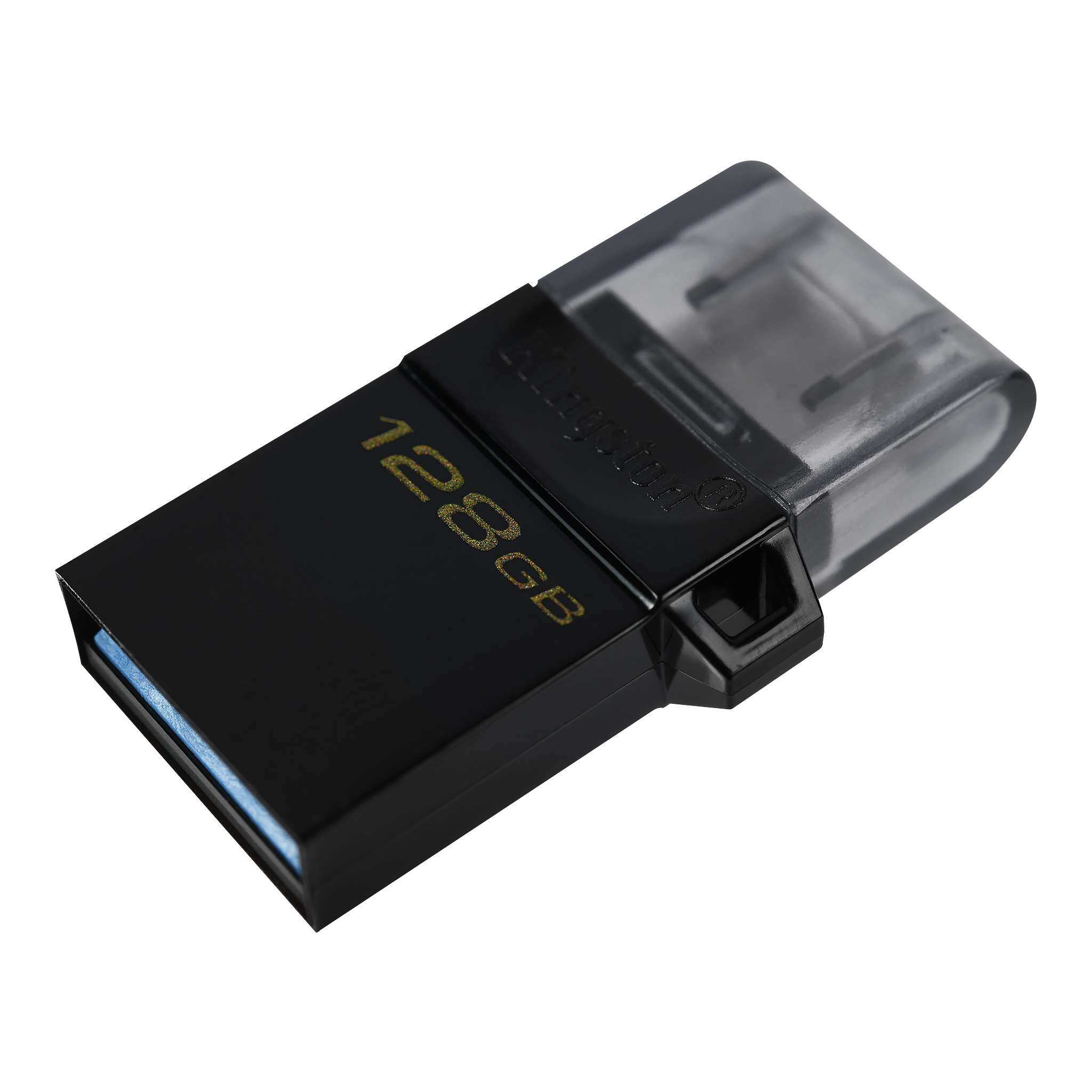 Kingston OTG DataTraveler microDuo 3.0 G2 with Dual Interface USB Type-A and Micro USB, Cap Protect, Strap Hole, Plug and Play (32GB / 64GB / 128GB)