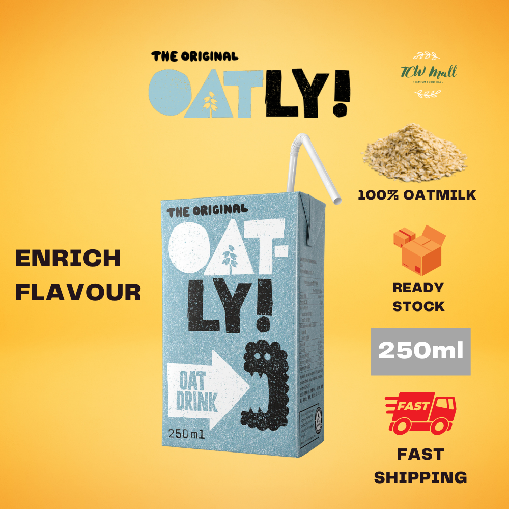 [EXCLUSIVE] OATLY JUNIOR 250ML ENRICHED (100% VEGAN) IMPORTED FROM SWEDEN - 1 PACK