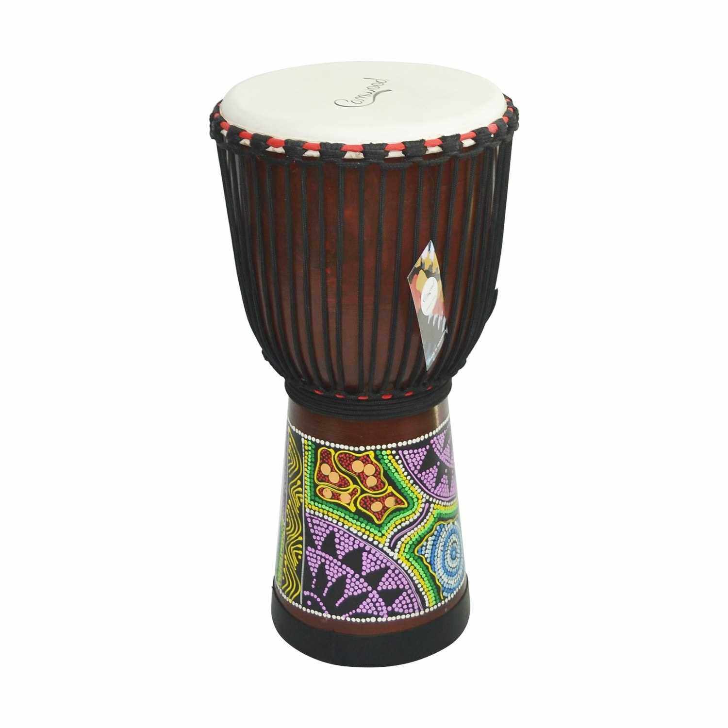 Camwood 12 Inch Wooden African Drum Djembe Bongo Congo Hand Drum ...