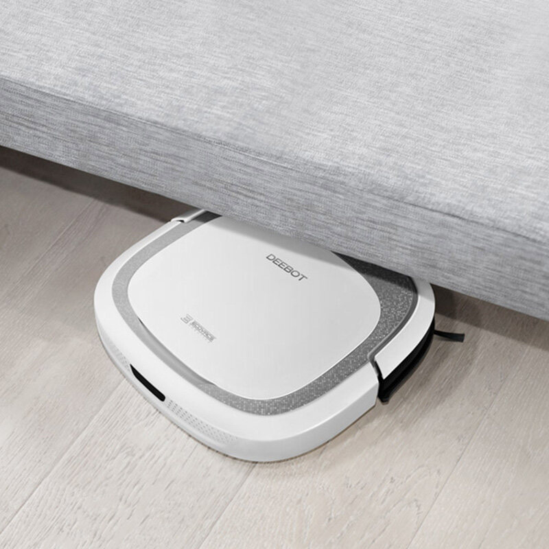 Ecovacs Deebot SLIM 2 Robotic Vacuum Cleaner with Low-profile design /Tangle-free suction inlet for hairs [Local Shipping & 1 Year Local Warranty]