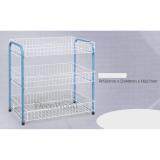 3-Layer Kitchen Rack/Plate Rack/Bowl Rack/Cup Rack/Cutlery Rack/Plate Rack/Metal Rack/Kitchen Rack/Sink Rack/Cooking Rack/Plate Rack/Clothes Rack/Rak Baju/Rak Dapur/Rak Masak L550MM X W350MM X H527MM