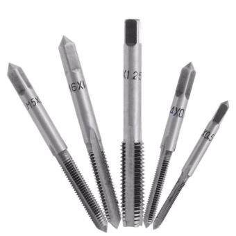5PCS HSS M3 M4 M5 M6 M8 HSS Machine Hand Screw Thread Metric Plug Tap Drill