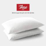 Buy 1 Free 1: Flew Hotel Pillow 100% Poly Siliconize Fiber Filling (800g) - 17 x 27