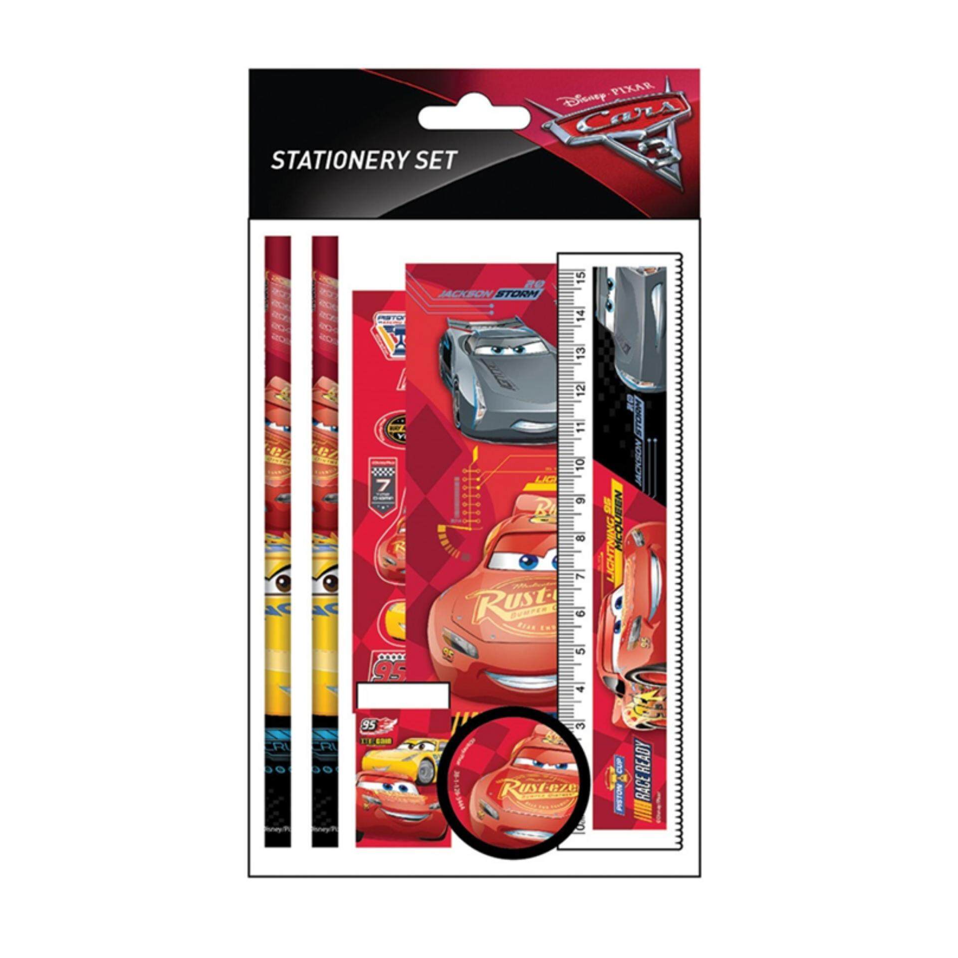 disney cars stationery set