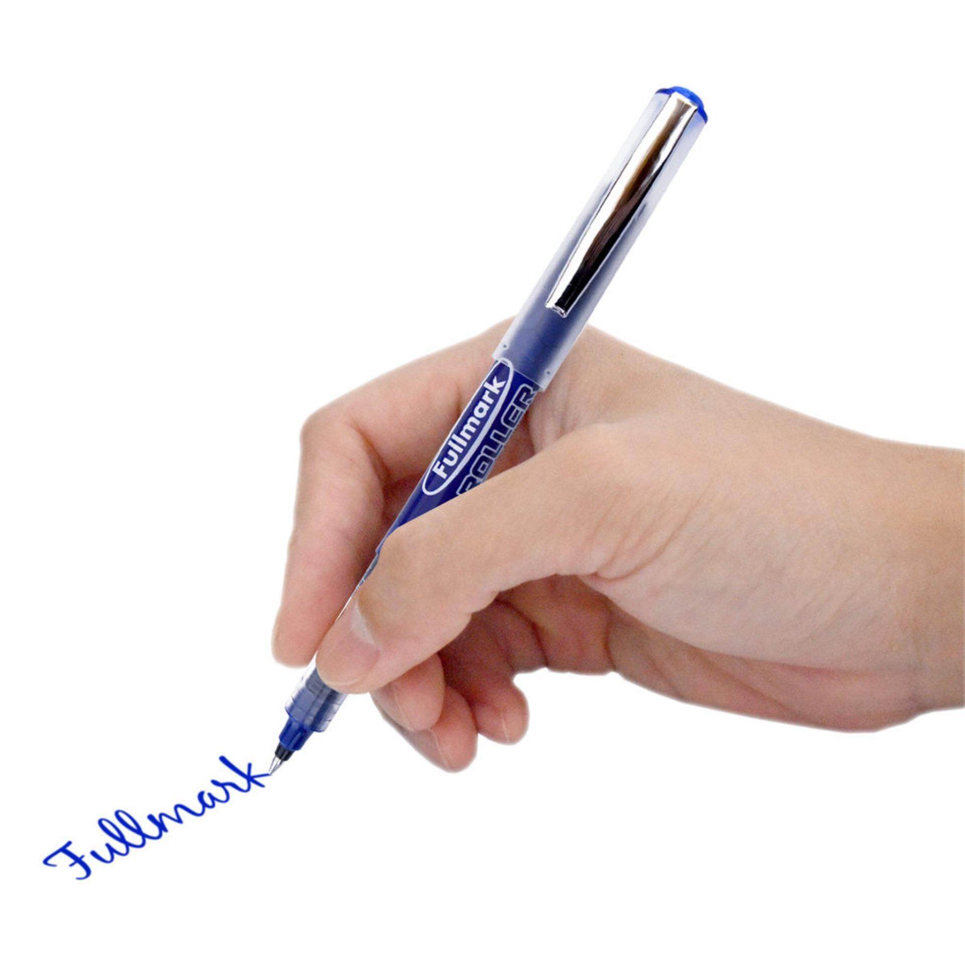 Fullmark Rollerball Pen Stationery , Fine Point , Blue x 5 pack